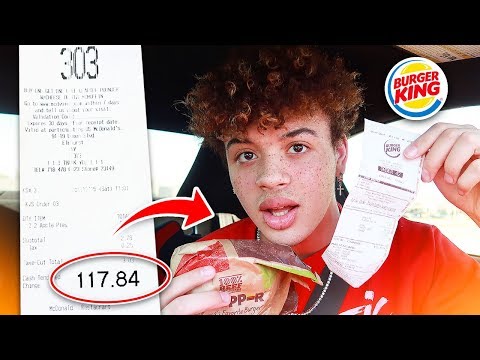 Letting The Person In Front Of Me DECIDE What I EAT For 24 HOURS! (Food Challenge)