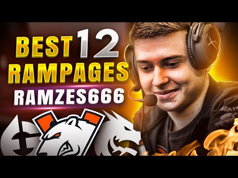 Best 12 Rampages of RAMZES in Dota 2 History