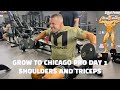 Grow to Chicago Pro Day 1 - Shoulders and Triceps