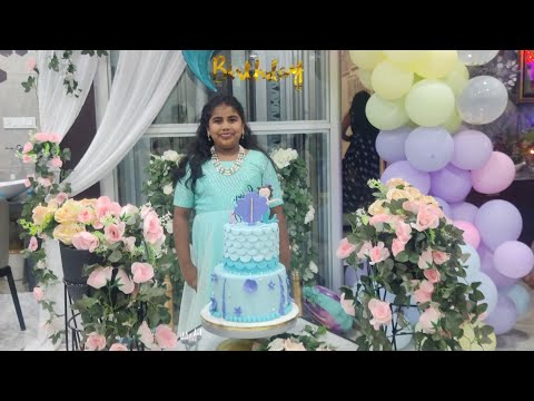 Beautiful Birthday Cake from my Papa | Love U 😘 Papa | Can't remove my eyes | Sanvita Reddy