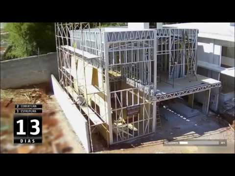 Prefab Luxury Homes House Light Steel Villa Installation Construction Video
