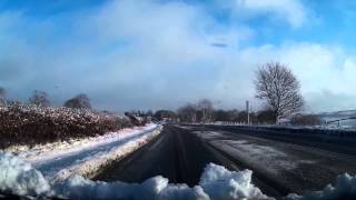 Winter Drive To The Airport In Scone By Perth Perthshire Scotland