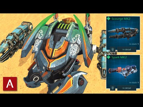 War Robots [WR] Tyr Build | Tesla Medic | Scourge Spark MK2 Gameplay