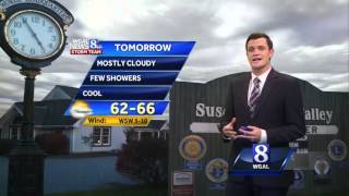 Matt Moore's Forecast: Cloudy, breezy and cooler