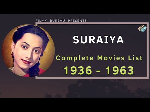 Suraiya | Complete Movies List | 1936-1963