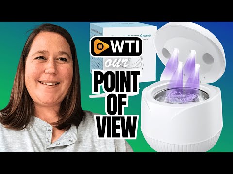 Dental Ultrasonic Retainer Cleaner Machine - Dental Cleaning Pod for Denture - WTI product video review