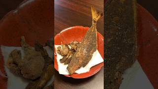 最後にアジの骨せんべいが食べたい！