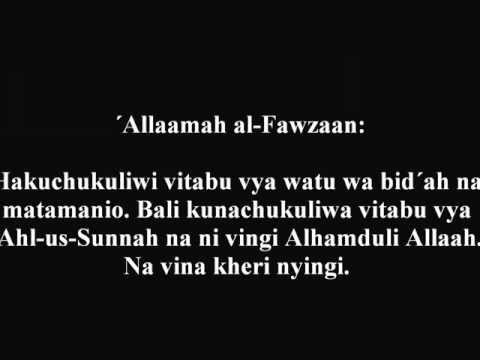 709- Usijongelee Vitabu Vya Watu Wa Bid´ah - ´Allaamah al-Fawzaan