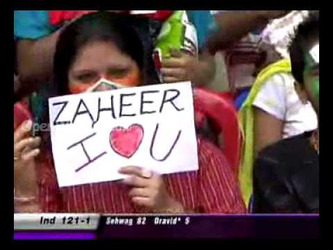 Zaheer Khan finds his lover! Great Moment
