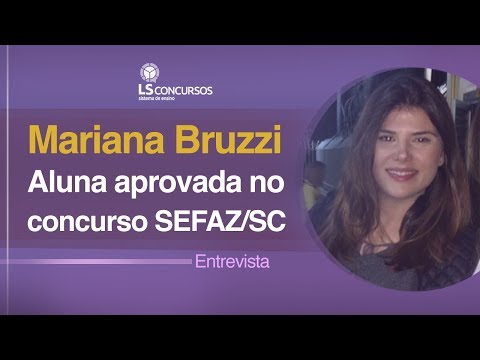 Entrevista com Mariana Bruzzi - Aprovada no concurso de Auditor Fiscal  ICMS/SC 2018