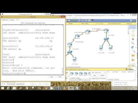 CCNA 1 Packet Tracer Activity 11.3.2.2 solution