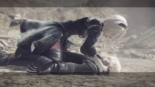 NieR:Automata sexy 2B final chapter+A Ending