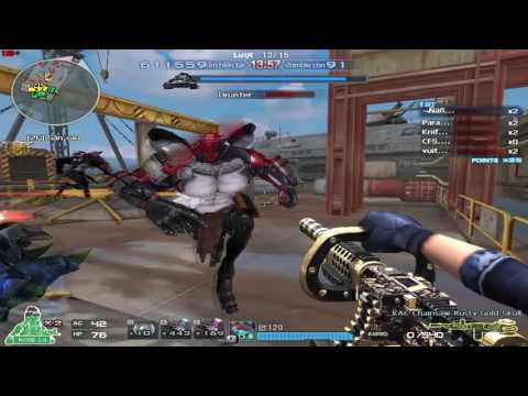 CrossFire VN - KAC ChainSAW-Rusty Gold Skull Gameplay No.2 in Defense Mode (no VIP)