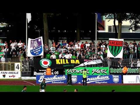 1.FC Schweinfurt seit 1905 - Eintracht Bamberg [Choreographie / 27.07.2011]