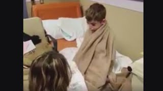 Boy injured in school bus crash gets surprise gift from NHL idol