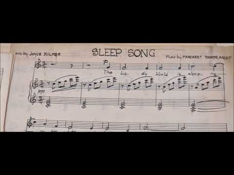 Margaret BONDS: Three Early Songs ("Sunset"), performed by Nicole Cabell and Lara Downes