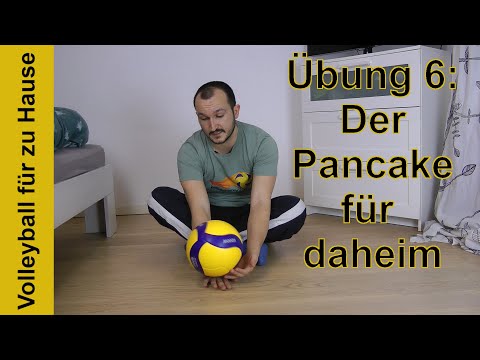 Volleyball für zu Hause - Übung 6: Der Pancake für daheim
