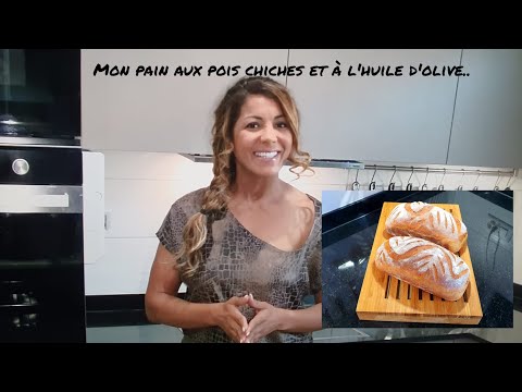 Mon pain aux pois chiches et à l'huile d'olive