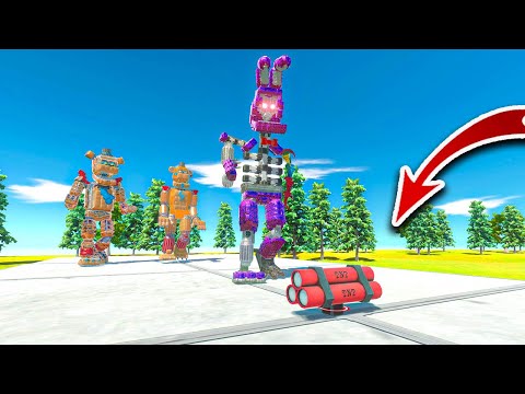 #4 Five Nights at Freddy’s Security Breach -  Freddy Fazbear 🐻🎤  DEATH RUN .Animal Revolt Battle Sim