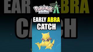 How to catch Abra Location in Pokemon Legends Z-A