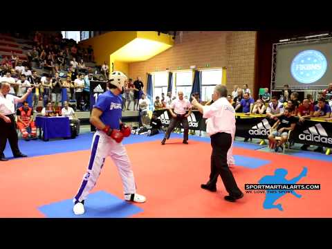 Laszlos Gombos v Davide Colla Open Weight 2014 BESTFIGHTER WAKO World Cup 2014