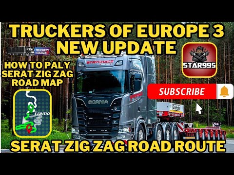 Ho to play zig zag road route / Trucker of Europe 3 gotthard pass map
