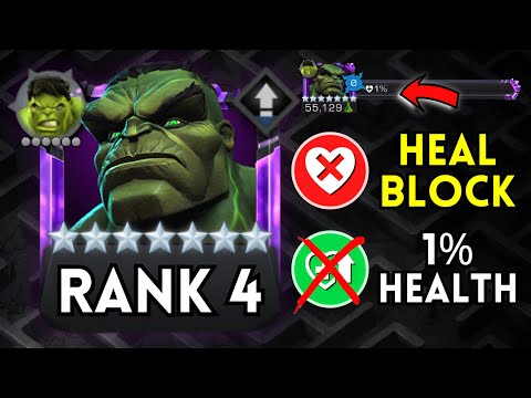 7⭐RANK 4 IMMORTAL HULK 43 SECONDS NUKE! - MCOC
