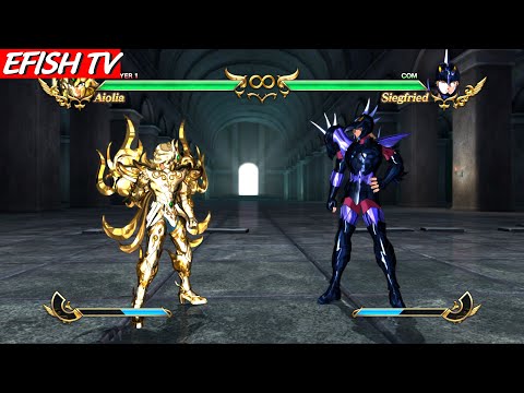 Leo Aiolia God Cloth vs Dubhe Siegfried (Hardest AI) - Saint Seiya: Soldiers' Soul