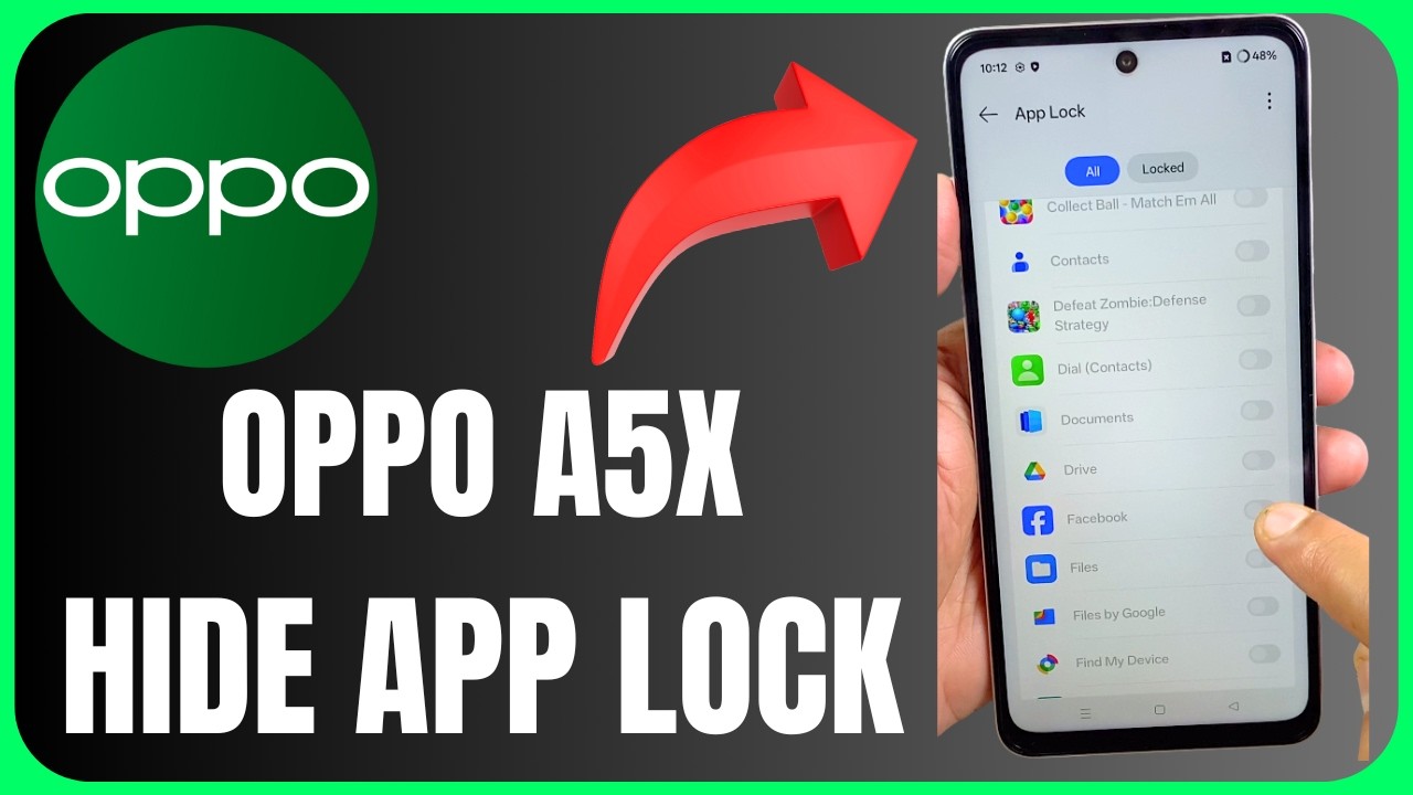 🔒 Hide Apps in Oppo A5X Without Any App! 😱
