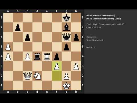 Nikita Afanasiev - Vladimir Mikhailovsky | Torre Attack | 2019