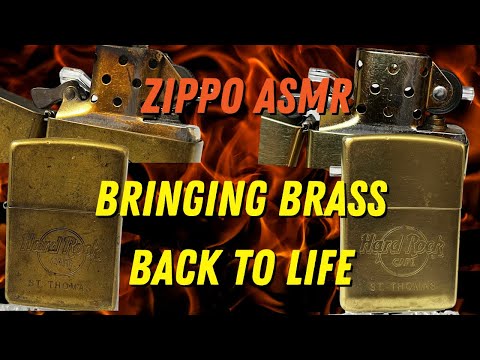 Zippo ASMR (no talking): Bringing Brass Back to Life
