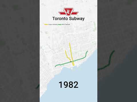 TTC Toronto Subway 1954-2030s  [shorts]