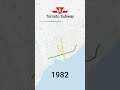 TTC Toronto Subway 1954-2030s  [shorts]