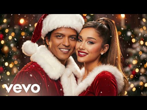 Bruno Mars ft Ariana Grande - Santa and Me (Original lyric Video)
