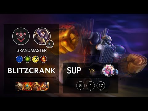 Blitzcrank Support vs Seraphine - EUW Grandmaster Patch 11.1