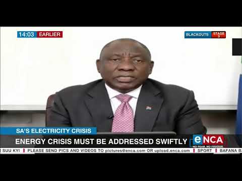 Bold action needed to tackle energy crisis Ramaphosa