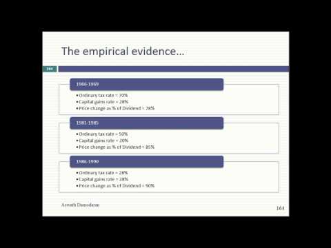 Session 22: The Trade off on Dividend Policy