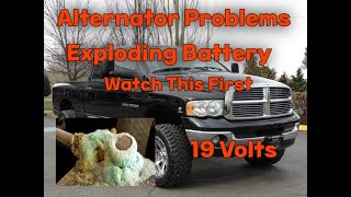 Gen 3 Ram 2500 / 3500 Cummins Alternator Problems / Exploding Batteries