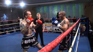 preview picture of video 'Daniel The Vice Smyrk vs Martin Kristoffersen - Muay Thai'
