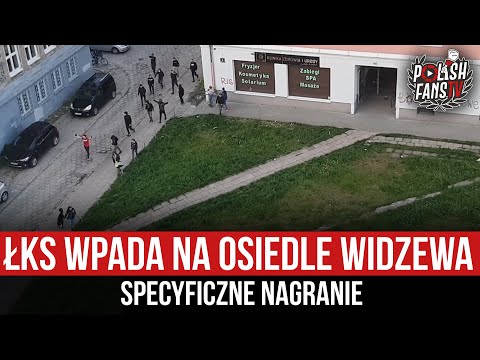 ŁKS wpada na osiedle Widzewa - specyficzne nagranie (20.05.2021 r.)