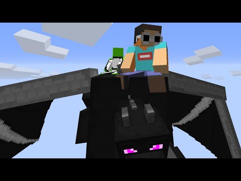 Minecraft, But The Ender Dragon Is Our Pet...
