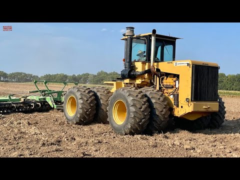 ROME 475C Tractor Working With a 45ft JOHN DEERE 637 Disk