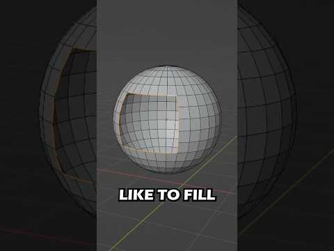 Tip: Fill Faces like a Pro #blender #blender3d #blendertutorial #howto#blendertips
