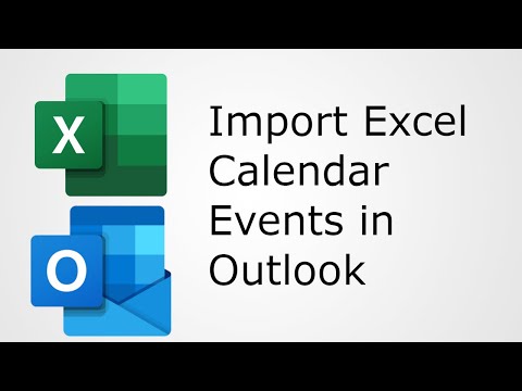 Create Calendar Events in Excel and Import Them In Outlook
