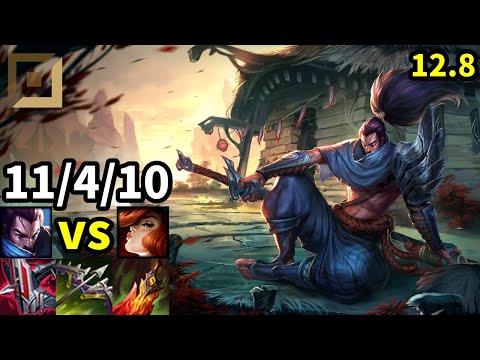 Yasuo Bot vs Miss Fortune - EUW Challenger | Patch 12.8