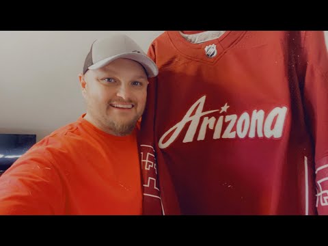 Adidas NHL Primegreen Jersey Unboxing review and opinion Arizona Desert Night Jersey