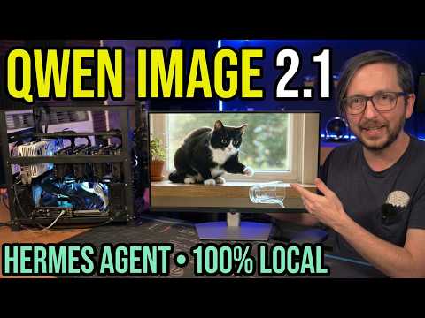 Qwen Image 2.1 + Hermes Agent Fully Local AI Image Generation