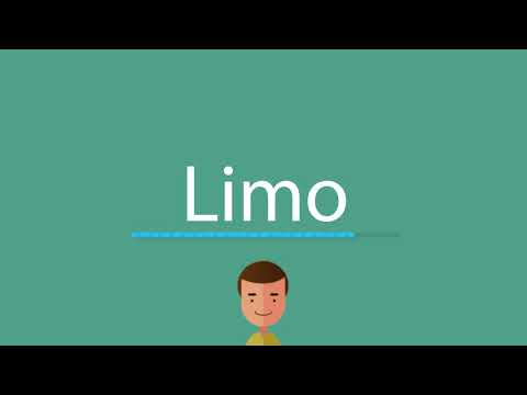 Limo pronunciation