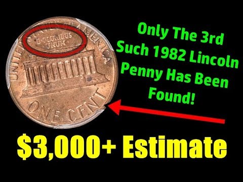 3rd Example Of Rare 1982 Lincoln Penny Is On The Auction Block! - $3000+ Estimate!