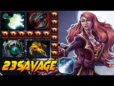 23savage Lina Fire Ownage | Dota 2 PRO 12.000 MMR PLAYER GAMEPLAY